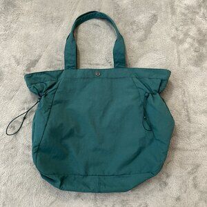 Lululemon Side Cinch 18L Shopping Bag Tote Teal